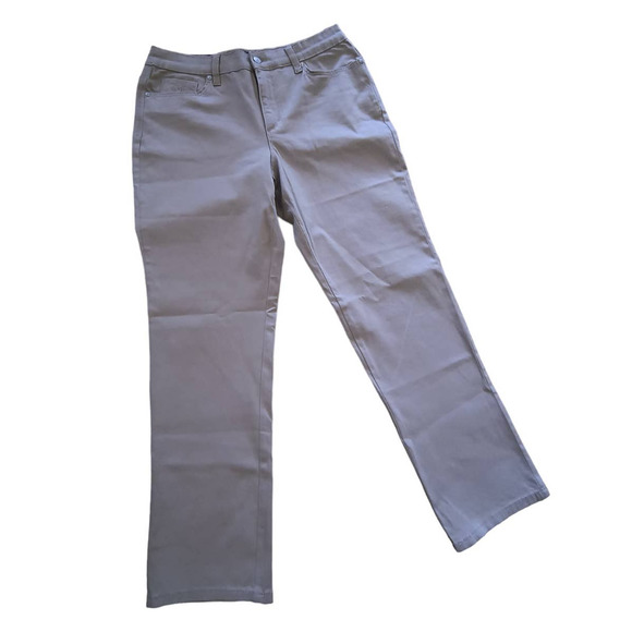 Gloria Vanderbilt Amanda Slim Leg Classic Rise Tan Jeans size 10S - Picture 16 of 16